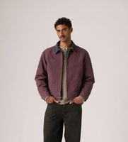 levis para hombre 007wj-0001 chaqueta castro full zip con forro marron xl casual algodon