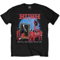 rush tops y camisetas ving pictures tour para mujer