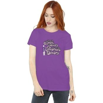 Willy Wonka Camiseta Dreamers Text para mujer