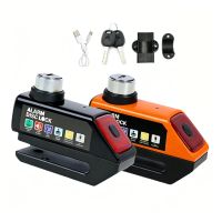 alarma de bicicleta xanes candado de disco de freno de 120 db alto alarma antirrobo seguridad del disco de la rueda cand