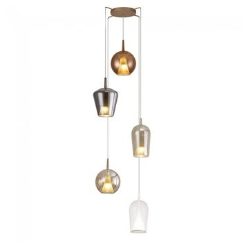 Lámpara colgante elsa mix (5 luces)