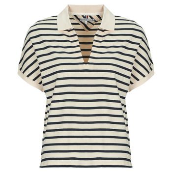 Tommy Hilfiger Polo LYOCELL OPEN-NK RELAXED POLO SS para mujer