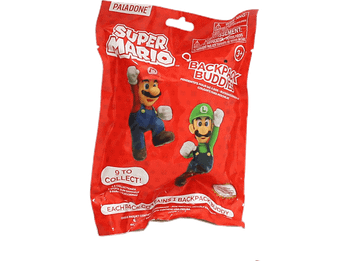 Llavero - Magicbox Super Mario Backpack Buddies, 9 modelos diferentes, Modelo Aleatorio