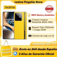 realme gt 7t 5g smartphone nuevo mediatek 8400-max bateria titan de 7000 mah carga ultrarrapida de 120 w y pantalla de 68 pulgadas a 120 hz version global