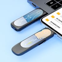 reproductor mp3 con bluetooth tipo-c clip usb-a doble conector descarga rapida audio sin perdidas unidad usb de 64gb para estudiantes uso escolar