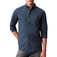 calvin klein jeans camisa manga larga oxfords para hombre
