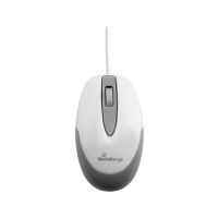 raton mediarange con cable 1000 dpi ergonomia mano derecha grisblanco 15 m