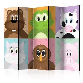 Biombo - Cheerful Animals Ii [room Dividers]