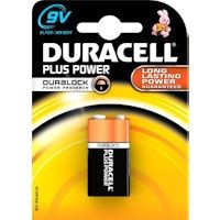 Duracell Plus Power Alcalino 9V batería no-recarga
