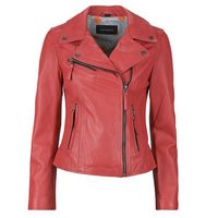oakwood cazadora de cuero clips para mujer