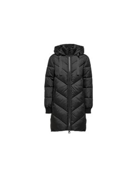 Chaqueta larga Only Jdyskylar Padded Black Mujer