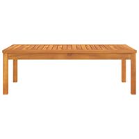 mesa de centro mesa de cafe de madera maciza marron 100x50x33cm