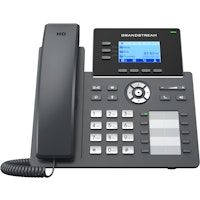 grandstream networks grp2604 telefono ip negro 3 lineas lcd