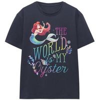 the little mermaid camiseta world is my oyster para mujer