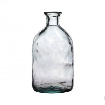 Factory Cuadros Cuadros Cuadros Cuadros Cuadros Cuadros Florero Victoria de Vidrio Reciclado 20x11cm 1.5L - Jarrones y Vasos para Decoración Hogar