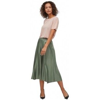 Vila Falda Skirt Nitban - Laurel Wreath para mujer