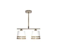 lampara de techo metal color blanco serie dalia 40cm