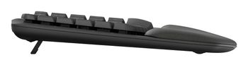 Teclado de membrana Logitech 920-012304 Layout ES inalámbrico RF Bluetooth grafito reposamuñecas