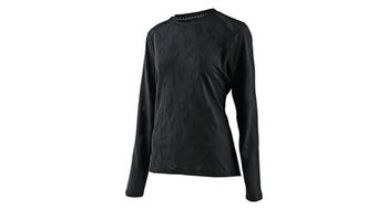 Troy lee designs lilium jacquard   maillot de manga larga para mujer  color negro