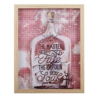cuadro de canvas doble impreso con marco multicolor 40x50x3 h cm