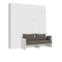 cama abatible 160 vertical kentaro sofa con modulos fresno blanco