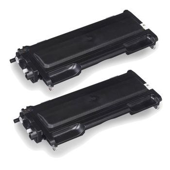 Compatible Twin Pack Brother TN2005 Black Toner Cartridges (2 Pack)