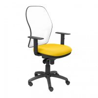 piqueras y crespo jorquera silla malla blanca asiento bali amarillo