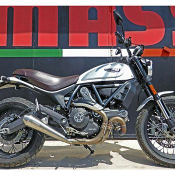 Silenciador de escape Ducati Scrambler 800 E3 Mass Cafe Racer