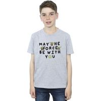 disney tops y camisetas the mandalorian may the force be with you para nino