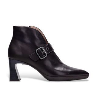 Hispanitas para mujer. HI254244 Botines de Piel Atlanta negro (36), 5 a 8cm, Cremallera, Casual