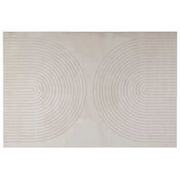 Alfombras De Área Galati Crema 200 X 140 Cm Poliéster