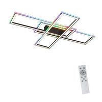 lampara de techo led regulable con control remoto gran luz rgb que cambia de color 50 w para dormitorio zmh