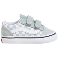 vans deportivas moda baby old skool v - color theory checkerboard para nino
