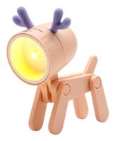 realpower 486313 lampara de mesa led rosa