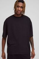 camiseta tall basica oversize recta negro