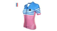 maillot de manga corta lebram tourmalet ciel para mujer ajuste