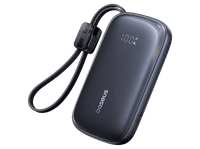 powerbank - baseus enerfill fc21 qpow 3 10000mah 225w carga rapida con cable usb-c a ip negro cosmic