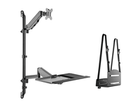 soporte de pared equip 650170 para pantalla 17-32 cpu y teclado max 8kg vesa 100x100