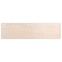 pasillo de alfombra marsa crema 100 x 300 cm poliester y pvc