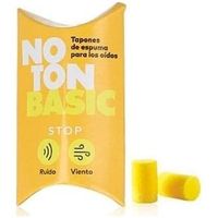 noton basic tapones de espuma para oidos 2 uds