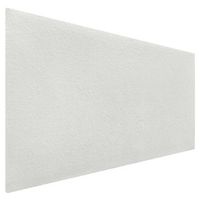 dhome cabecero blanco 80cm dual acabado toalla soft tapizado liso con patas 8cm grosor 70 alto tejido suave para pared acusticos cabeceros absorbentes 80cm 8cm - 70 al - blanco
