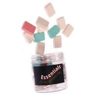 value eraser assorted colours pk25