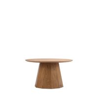 mesa de centro fija mdf melamina klast home moderno 70 x 40 cm - natural