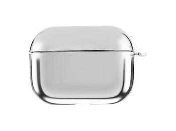 Funda estuche de carga auriculares - ISY IEC-2400-SL Airpods Pro Case, Compatible con Appel AirPods Pro, LED frontal visible, Plata