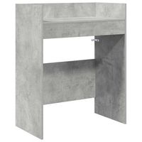 mesa de dj gris hormigon 102 x 45 x 102 cm madera de ingenieria vidaxl