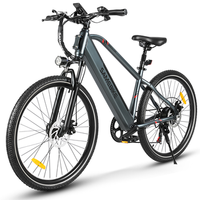 bicicleta electrica urbana para hombre samebike rs-a01 36 v 15 ah 275 gris