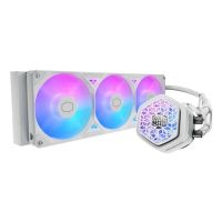 refrigeracion liquida cooler master masterliquid atmos ii 360mm 3 ventiladores argb blanco
