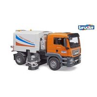 bruder man tgs lkw barredora de calles