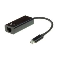 adaptador de red usb-c gigabit ewent ew9828 alambrico negro