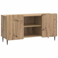 mueble de tv 102 x 345 x 52 cm roble artisan vidaxl